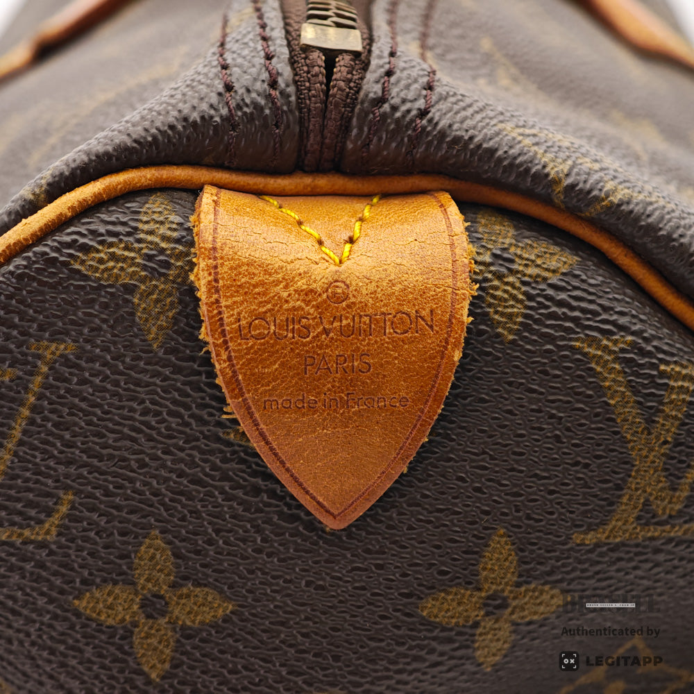 LOUIS VUITTON Speedy 40 Monogram Canvas Brown Hand Bag 【ImportFeeFREE】