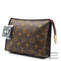 LOUIS VUITTON Poche Toilette 19 Monogram Canvas M47544 Pouch【ImportFeeFREE】