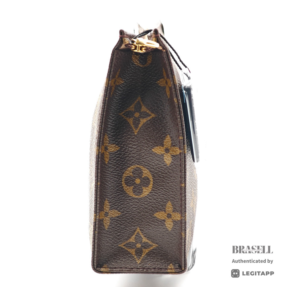 LOUIS VUITTON Poche Toilette 19 Monogram Canvas M47544 Pouch【ImportFeeFREE】