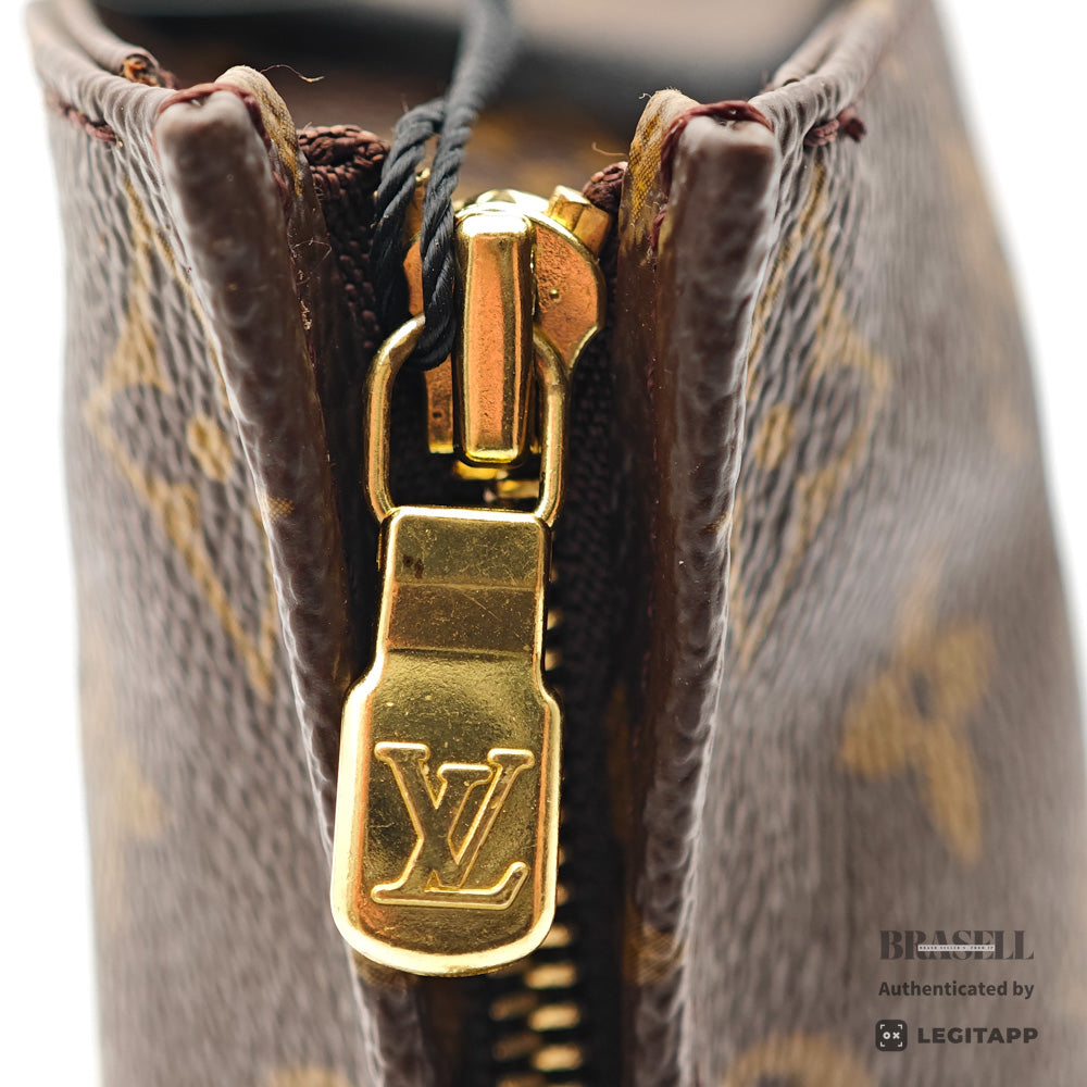 LOUIS VUITTON Poche Toilette 19 Monogram Canvas M47544 Pouch【ImportFeeFREE】