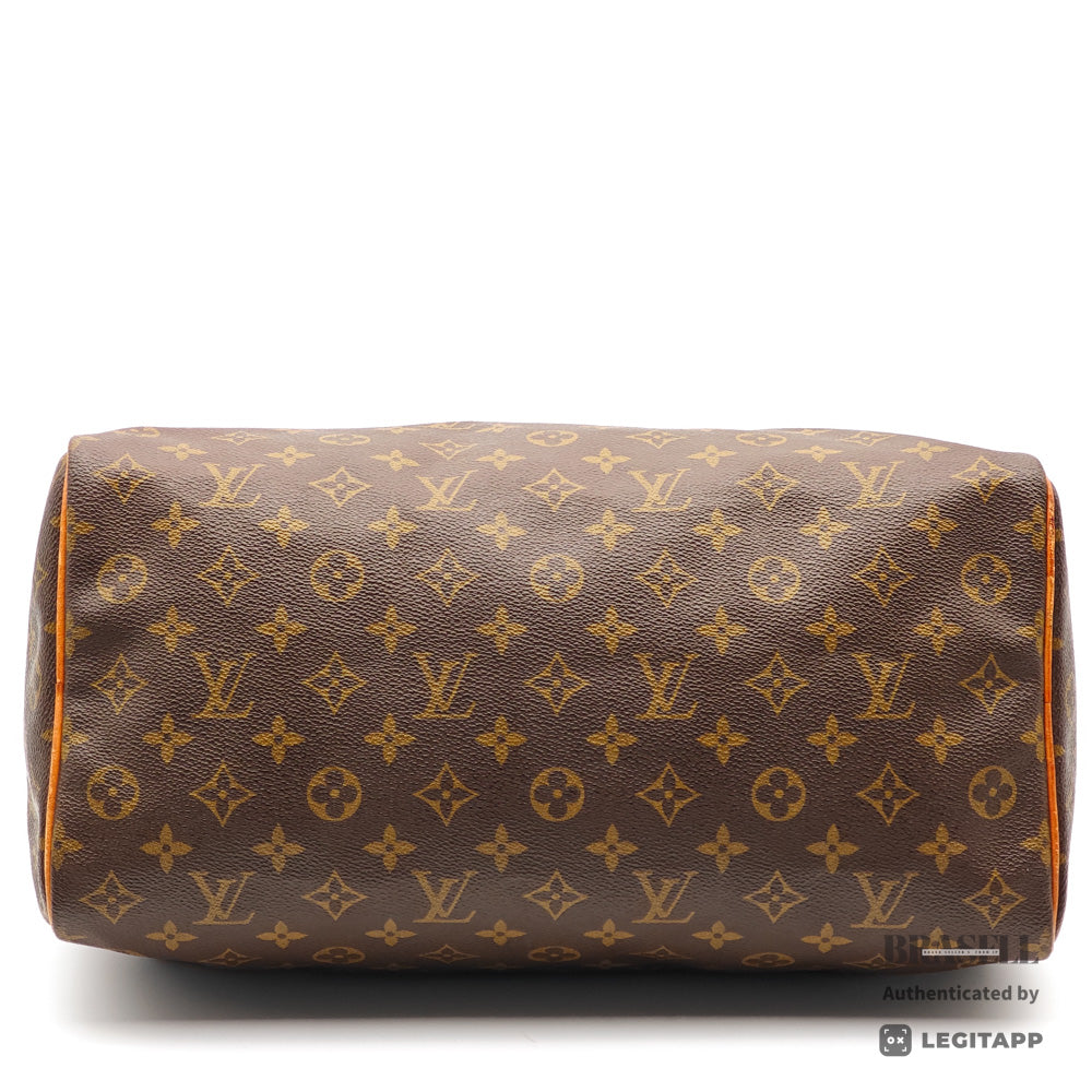 LOUIS VUITTON Speedy 35 Monogram Canvas Brown Hand Bag 【ImportFeeFREE】