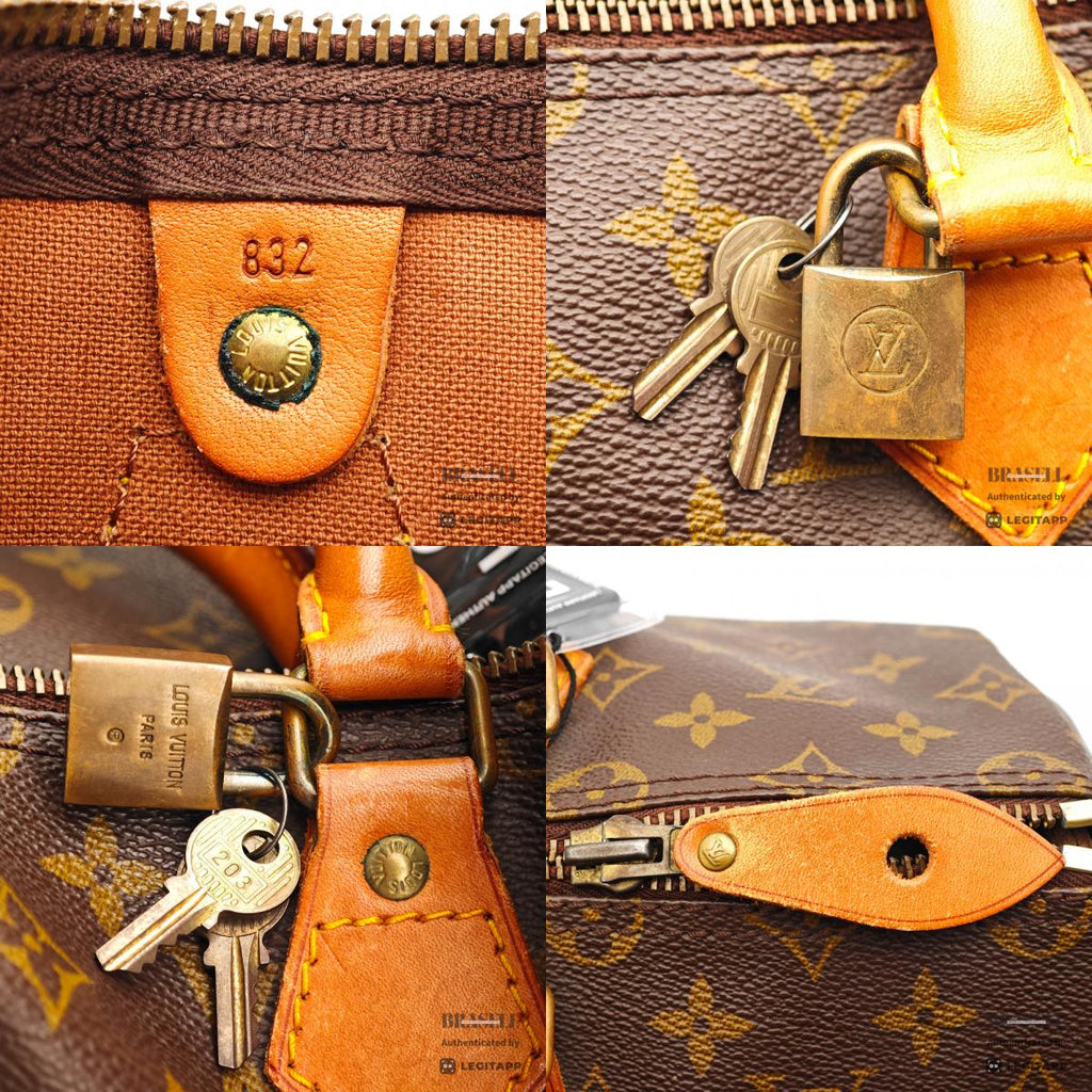 LOUIS VUITTON Speedy 35 Monogram Canvas Brown Hand Bag 【ImportFeeFREE】