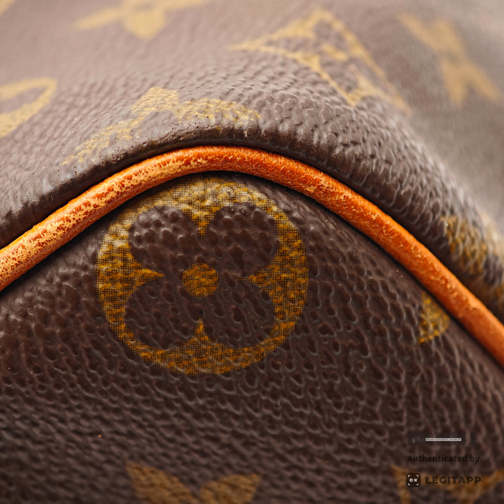 LOUIS VUITTON Speedy 35 Monogram Canvas Brown Hand Bag 【ImportFeeFREE】