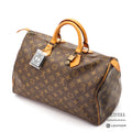 LOUIS VUITTON Speedy 35 Monogram Canvas Brown Hand Bag 【ImportFeeFREE】