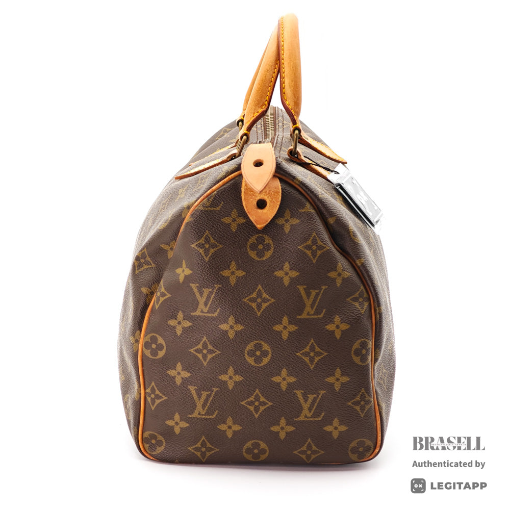 LOUIS VUITTON Speedy 35 Monogram Canvas Brown Hand Bag 【ImportFeeFREE】