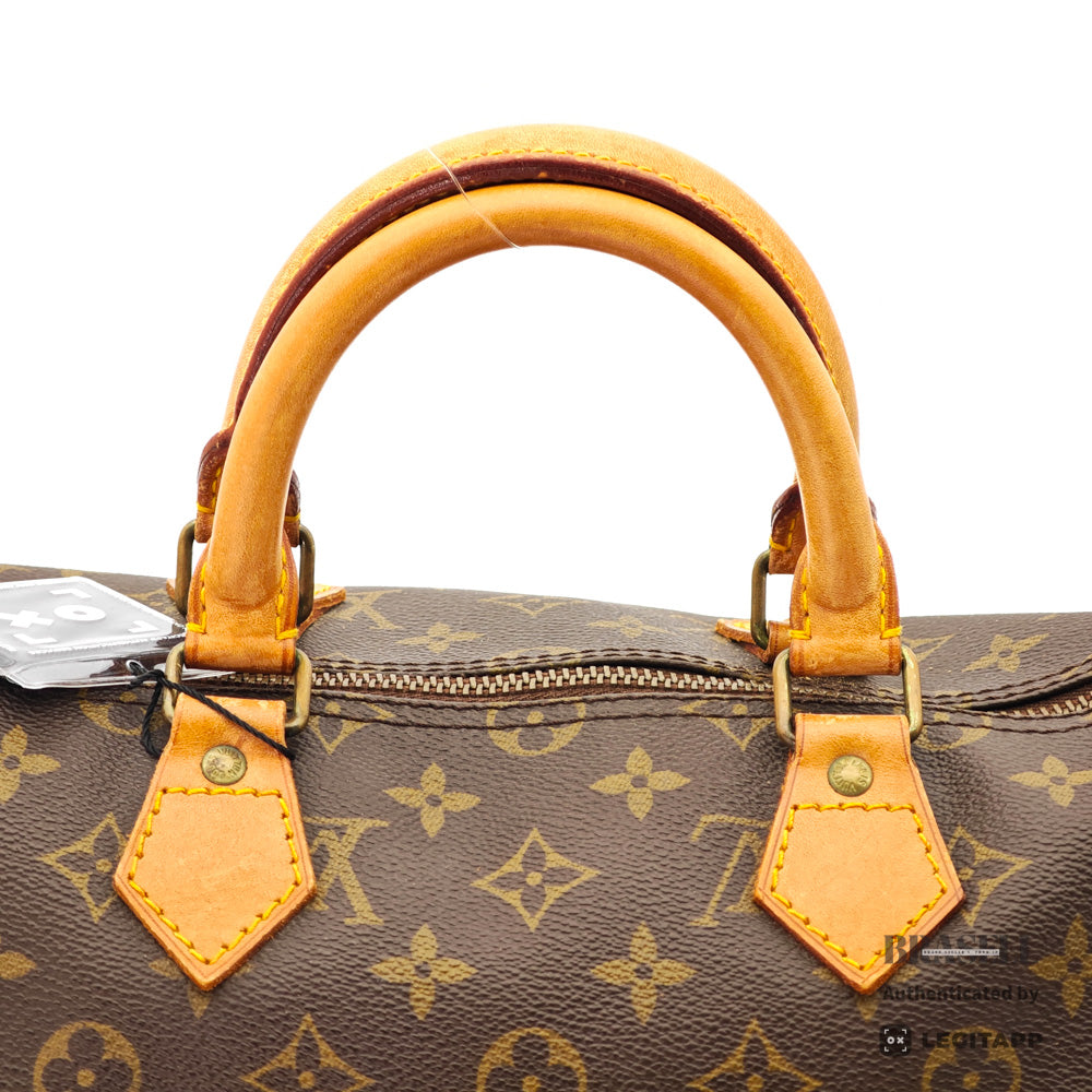 LOUIS VUITTON Speedy 35 Monogram Canvas Brown Hand Bag 【ImportFeeFREE】