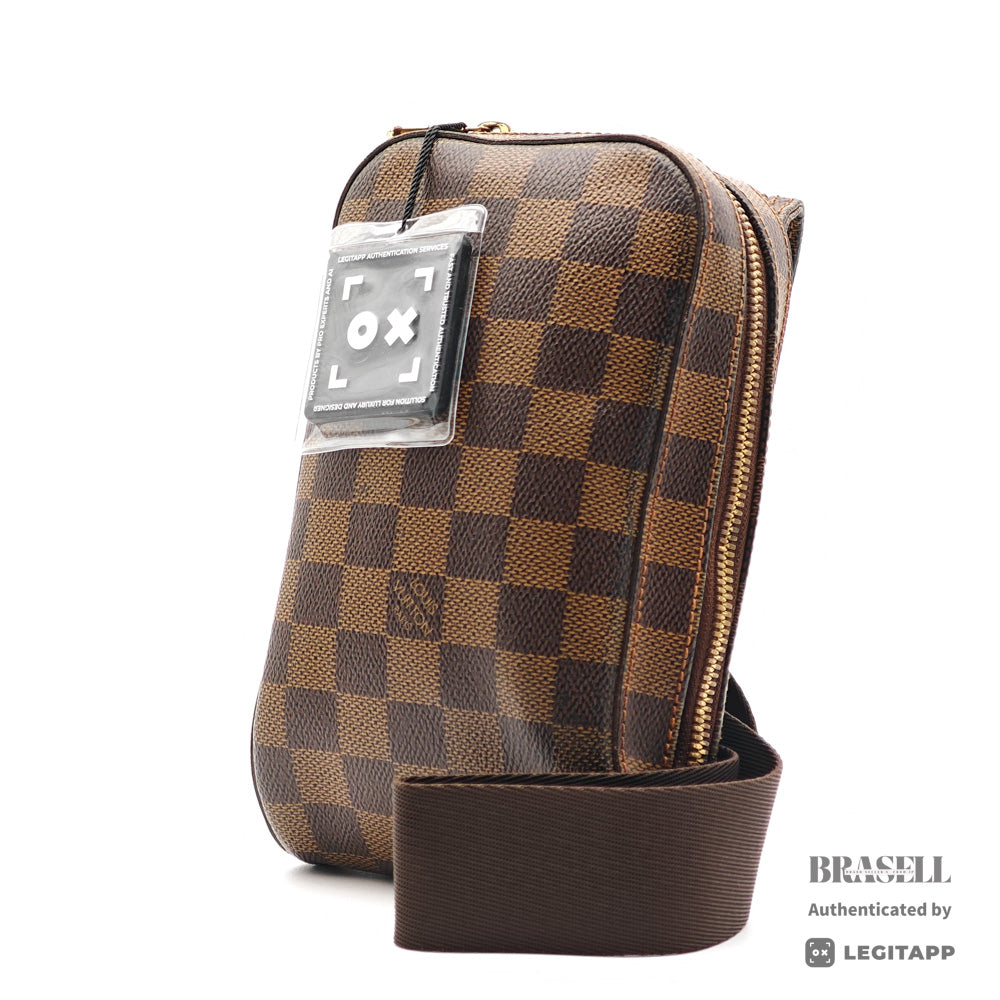 LOUIS VUITTON Geronimos Damier Canvas Waist Bag 【ImportFeeFREE】