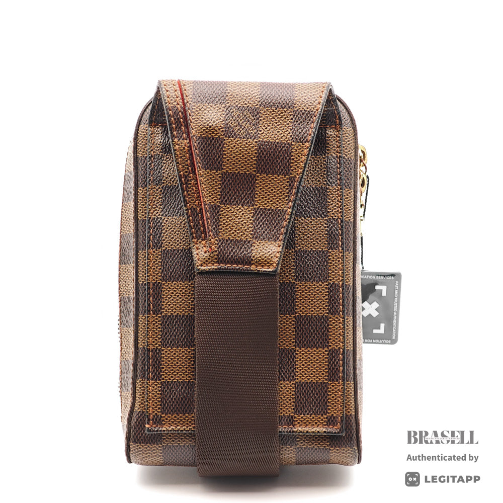 LOUIS VUITTON Geronimos Damier Canvas Waist Bag 【ImportFeeFREE】