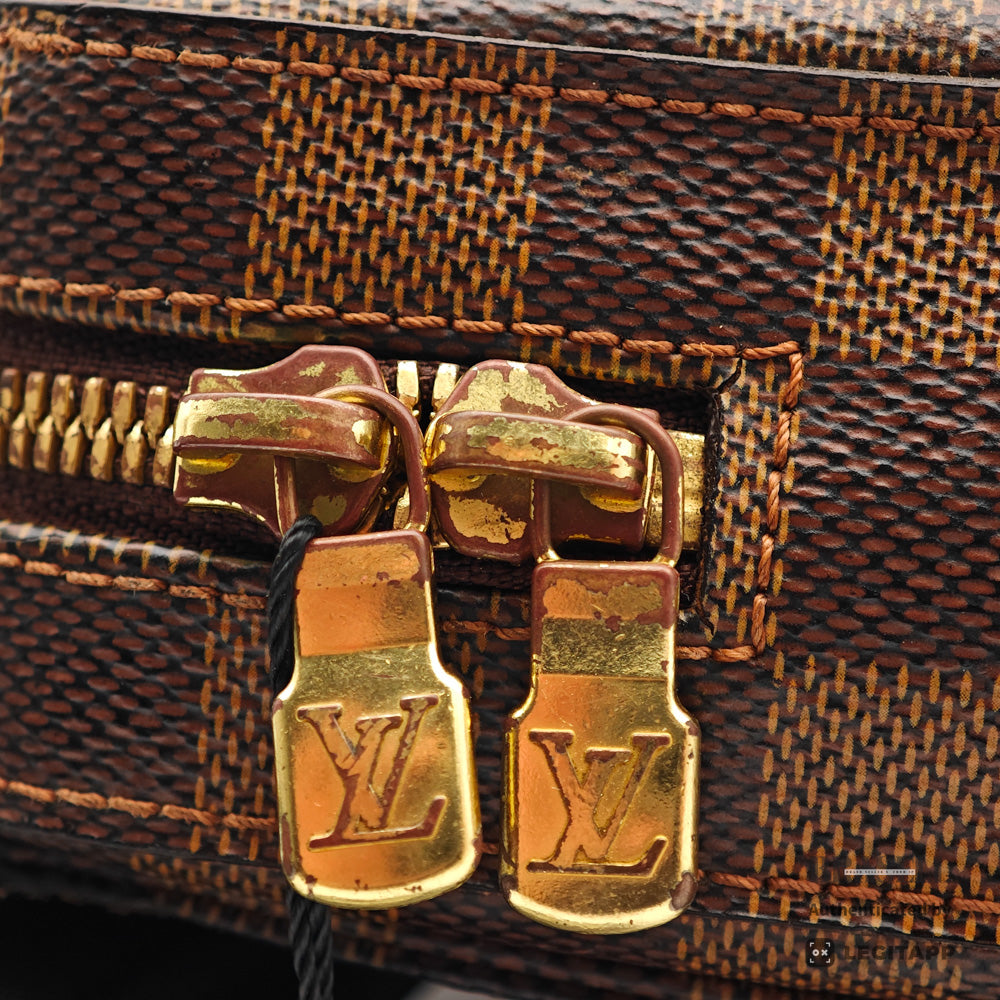 LOUIS VUITTON Geronimos Damier Canvas Waist Bag 【ImportFeeFREE】