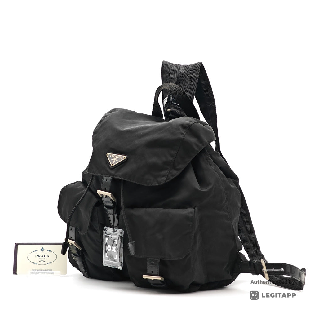 PRADA Nylon Black Backpack 【ImportFeeFREE】