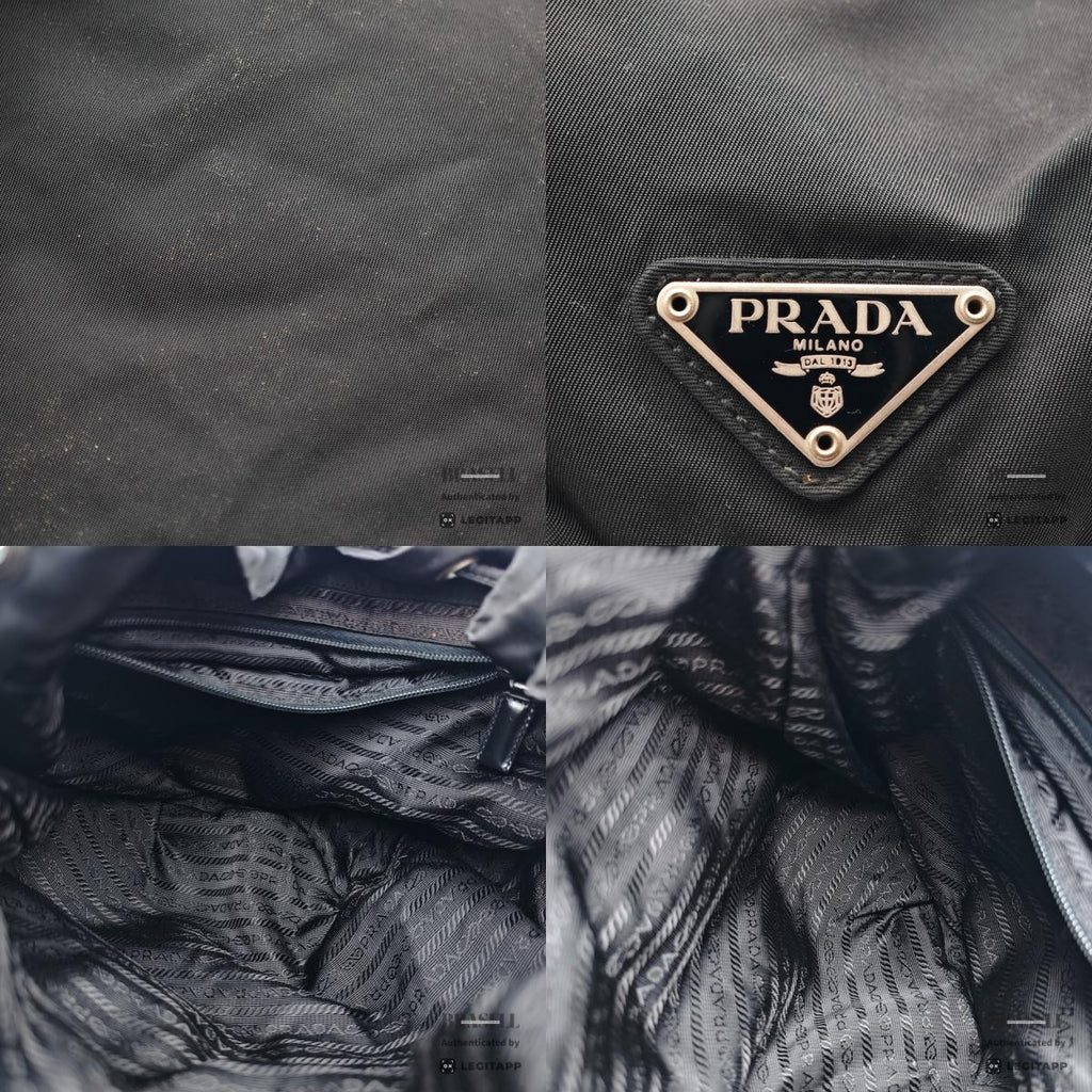 PRADA Nylon Black Backpack 【ImportFeeFREE】
