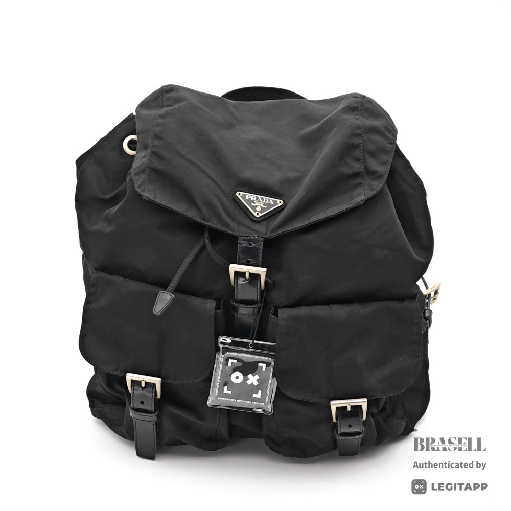 PRADA Nylon Black Backpack 【ImportFeeFREE】