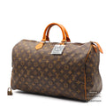 LOUIS VUITTON Speedy 40 Monogram Canvas Brown Boston Bag 【ImportFeeFREE】