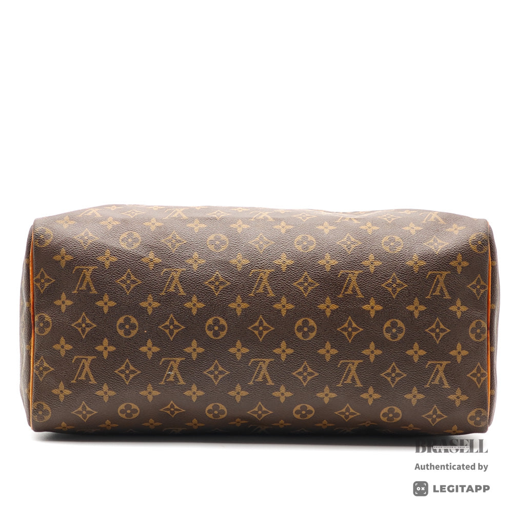 LOUIS VUITTON Speedy 40 Monogram Canvas Brown Boston Bag 【ImportFeeFREE】