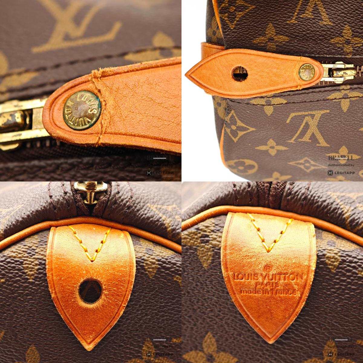 LOUIS VUITTON Speedy 40 Monogram Canvas Brown Boston Bag 【ImportFeeFREE】