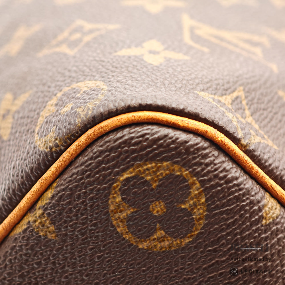 LOUIS VUITTON Speedy 40 Monogram Canvas Brown Boston Bag 【ImportFeeFREE】
