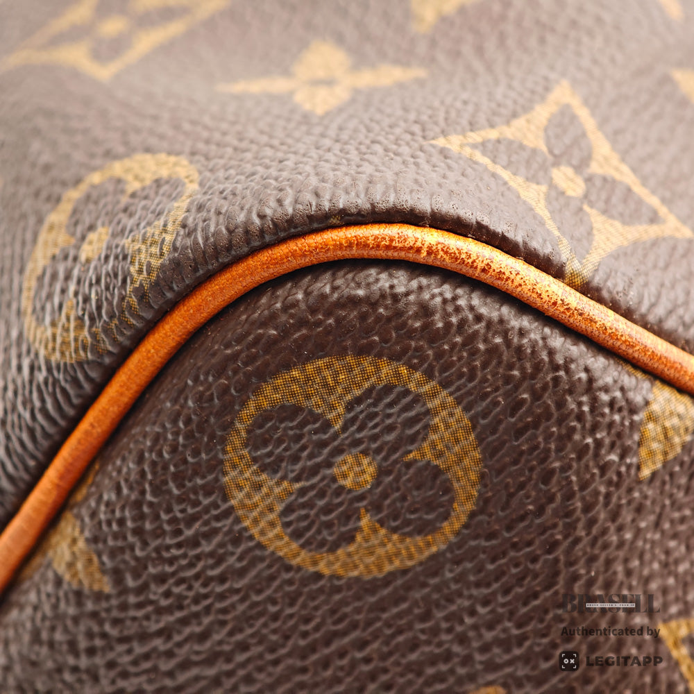 LOUIS VUITTON Speedy 40 Monogram Canvas Brown Boston Bag 【ImportFeeFREE】