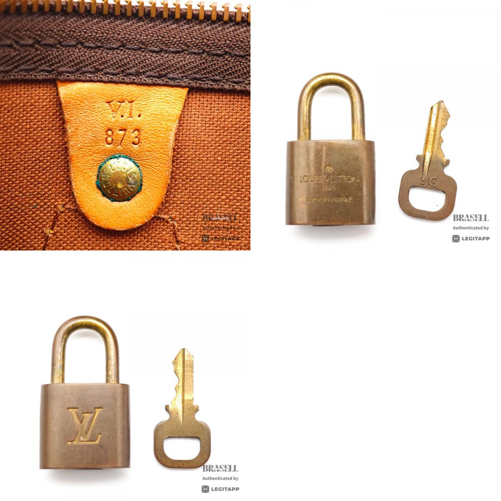 LOUIS VUITTON Speedy 40 Monogram Canvas Brown Boston Bag 【ImportFeeFREE】
