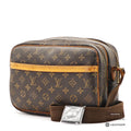 LOUIS VUITTON Reporter PM Monogram Canvas Brown Shoulder Bag 【ImportFeeFREE】