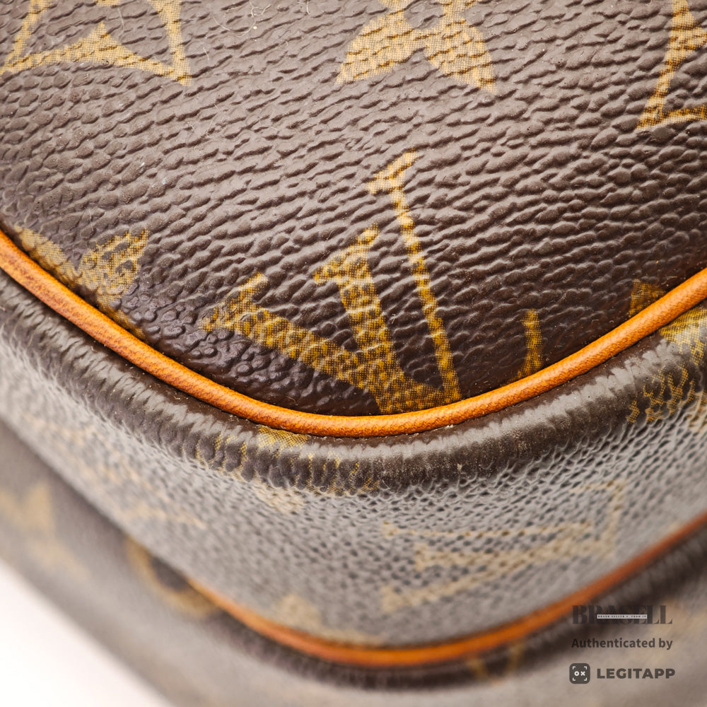 LOUIS VUITTON Reporter PM Monogram Canvas Brown Shoulder Bag 【ImportFeeFREE】