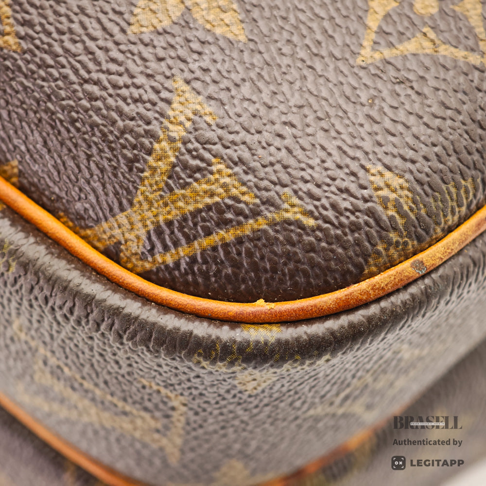 LOUIS VUITTON Reporter PM Monogram Canvas Brown Shoulder Bag 【ImportFeeFREE】
