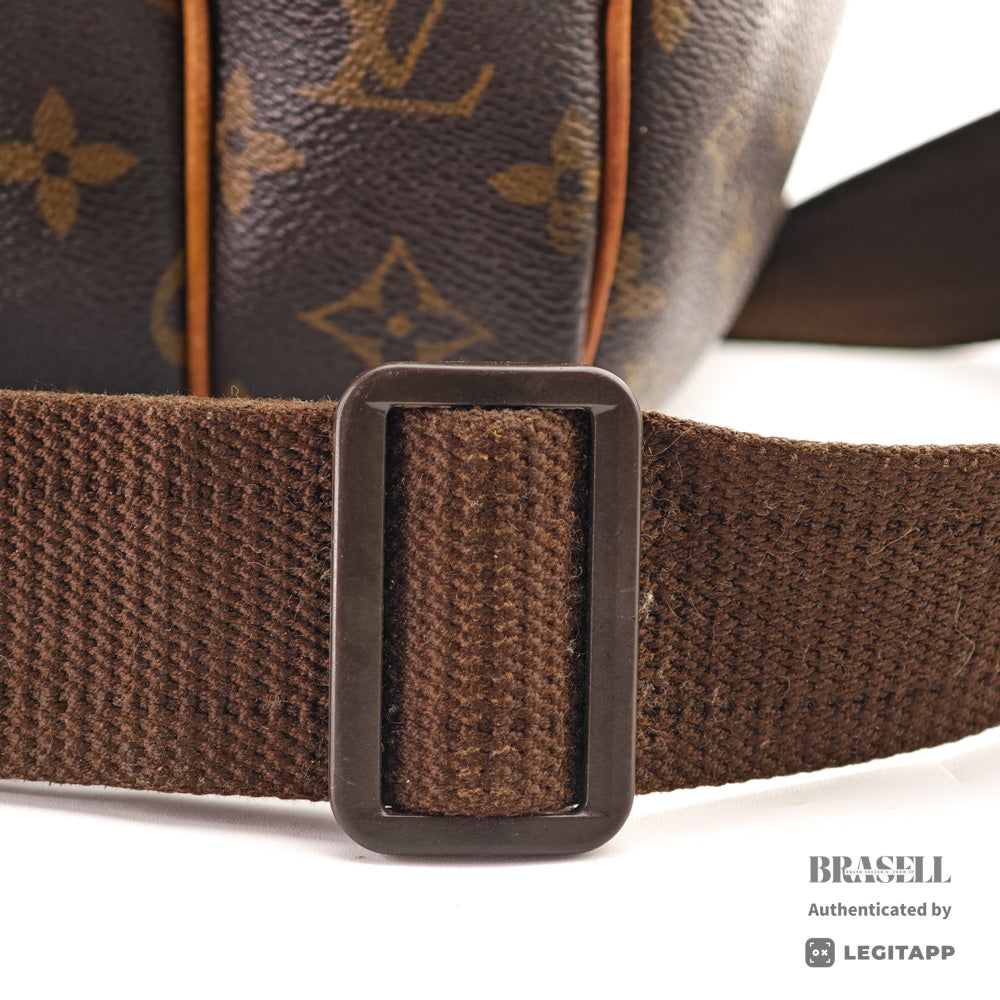 LOUIS VUITTON Reporter PM Monogram Canvas Brown Shoulder Bag 【ImportFeeFREE】