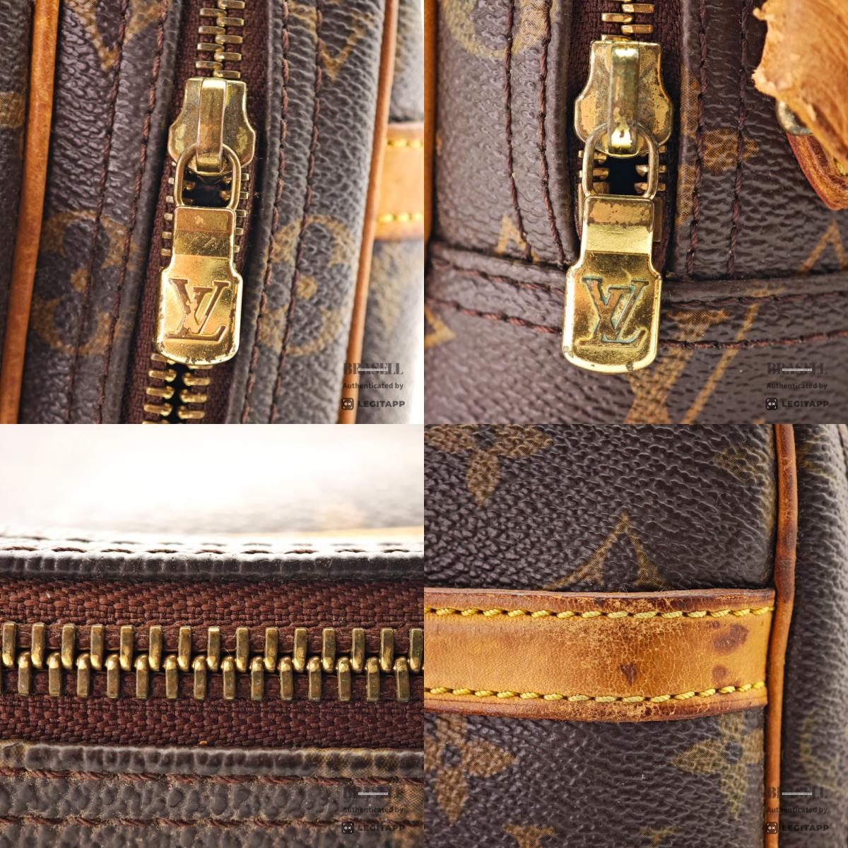 LOUIS VUITTON Reporter PM Monogram Canvas Brown Shoulder Bag 【ImportFeeFREE】