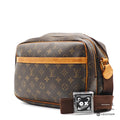 LOUIS VUITTON Reporter PM Monogram Canvas Brown Shoulder Bag 【ImportFeeFREE】