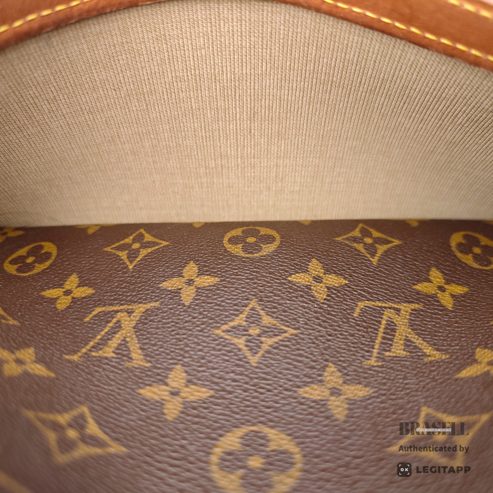 LOUIS VUITTON Reporter PM Monogram Canvas Brown Shoulder Bag 【ImportFeeFREE】
