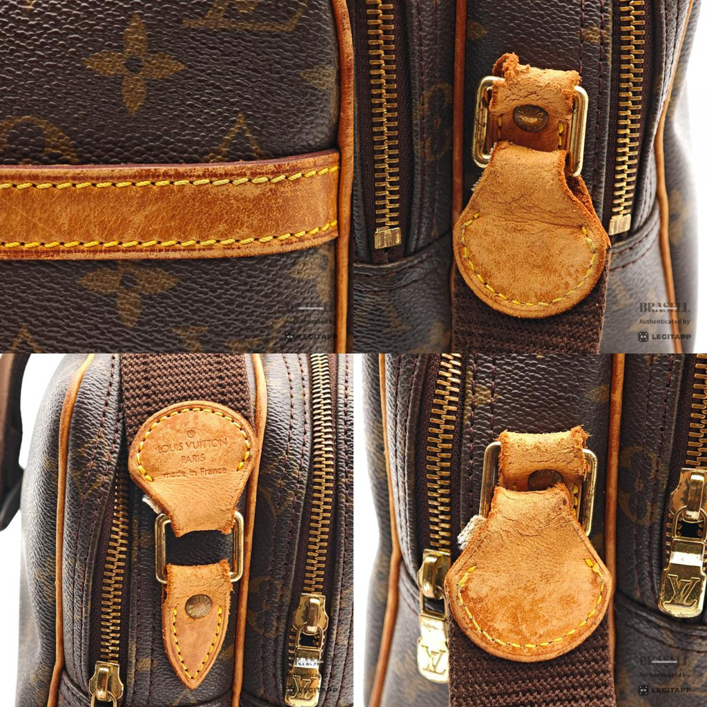 LOUIS VUITTON Reporter PM Monogram Canvas Brown Shoulder Bag 【ImportFeeFREE】