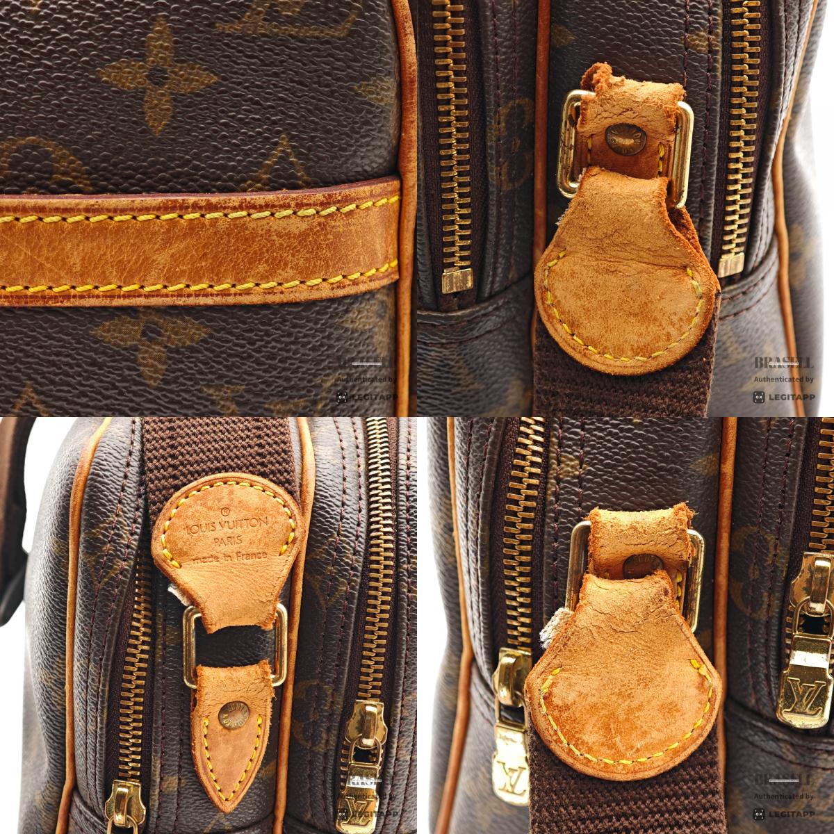 LOUIS VUITTON Reporter PM Monogram Canvas Brown Shoulder Bag 【ImportFeeFREE】