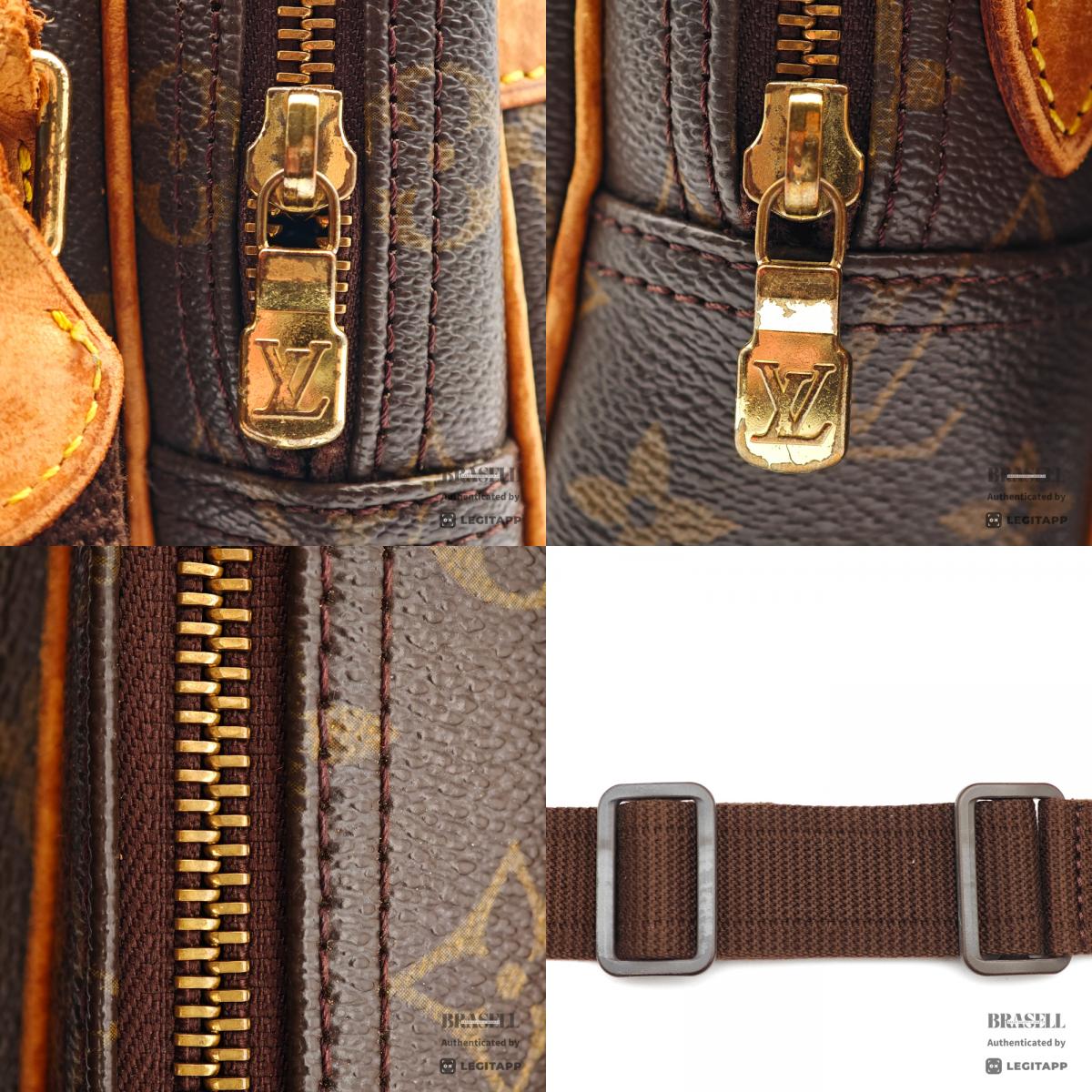 LOUIS VUITTON Reporter PM Monogram Canvas Brown Shoulder Bag 【ImportFeeFREE】