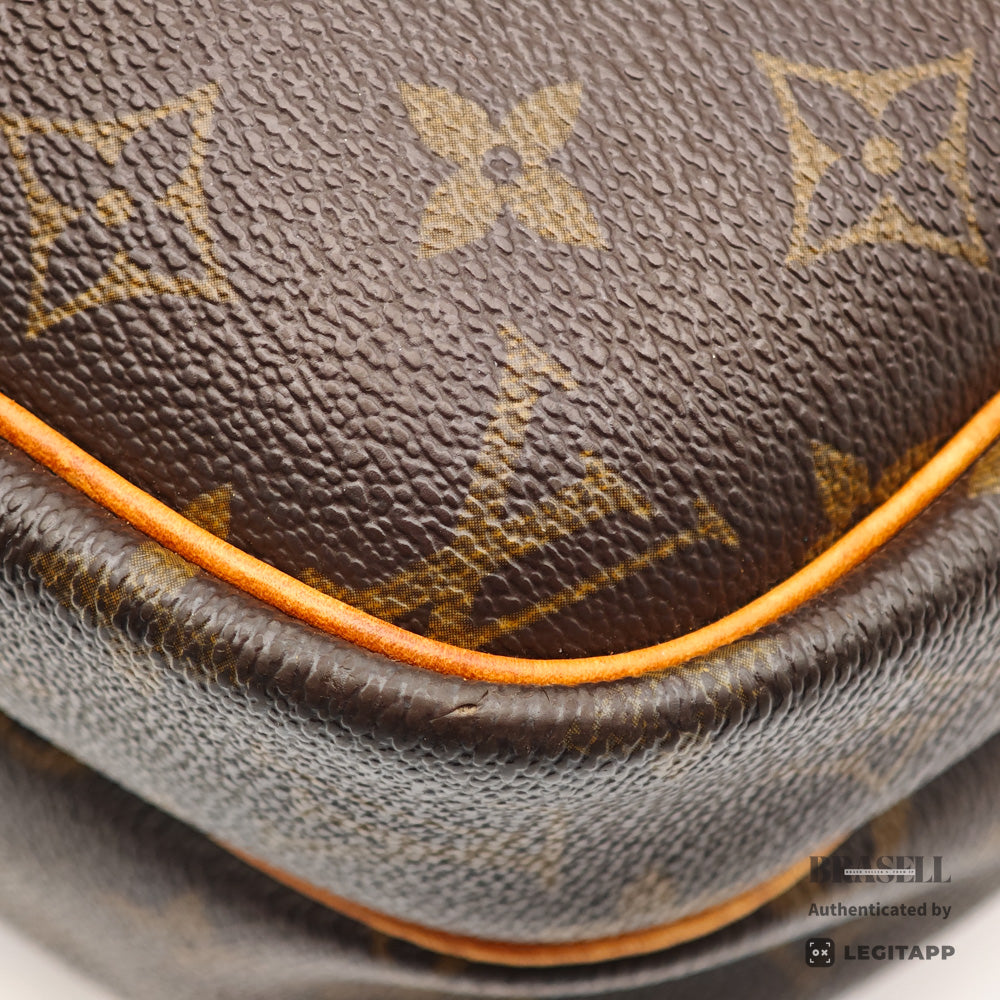 LOUIS VUITTON Reporter PM Monogram Canvas Brown Shoulder Bag 【ImportFeeFREE】