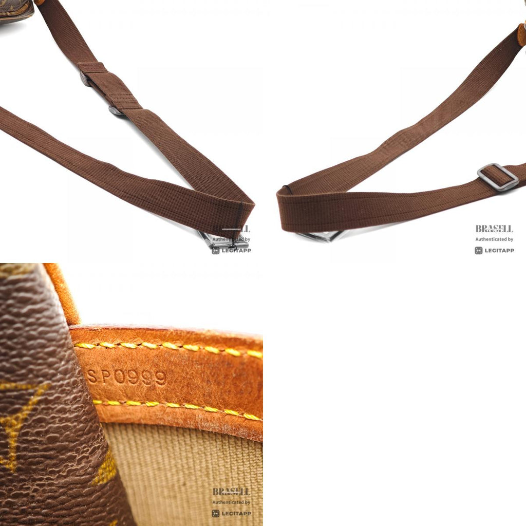 LOUIS VUITTON Reporter PM Monogram Canvas Brown Shoulder Bag 【ImportFeeFREE】