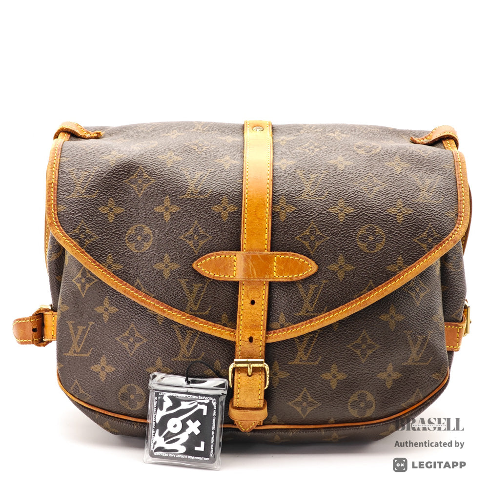 LOUIS VUITTON Saumur30 Monogram Canvas M42256 Shoulder Bag 【ImportFeeFREE】