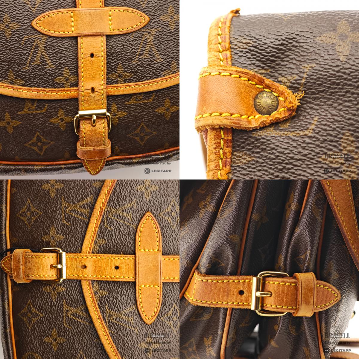 LOUIS VUITTON Saumur30 Monogram Canvas M42256 Shoulder Bag 【ImportFeeFREE】