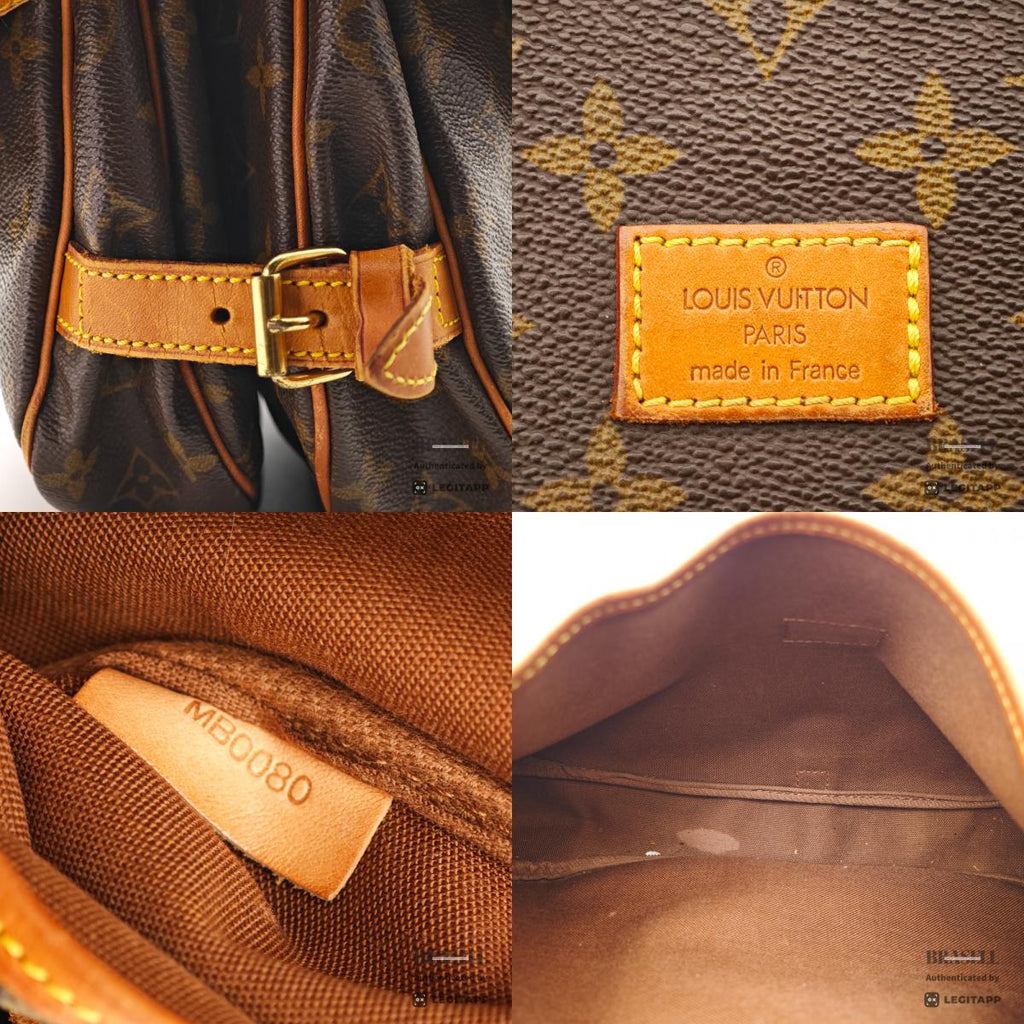 LOUIS VUITTON Saumur30 Monogram Canvas M42256 Shoulder Bag 【ImportFeeFREE】