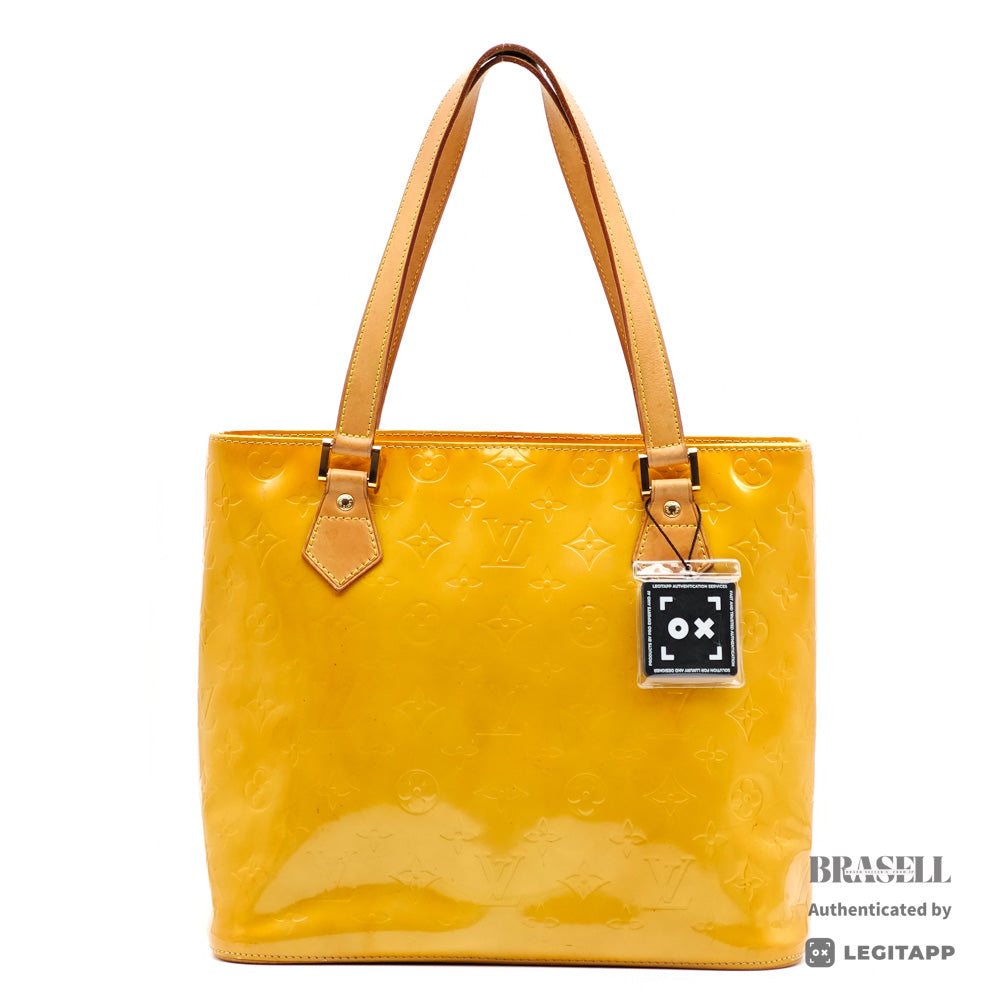 LOUIS VUITTON Houston Monogram Vernis Patent Leather Tote Bag 【ImportFeeFREE】