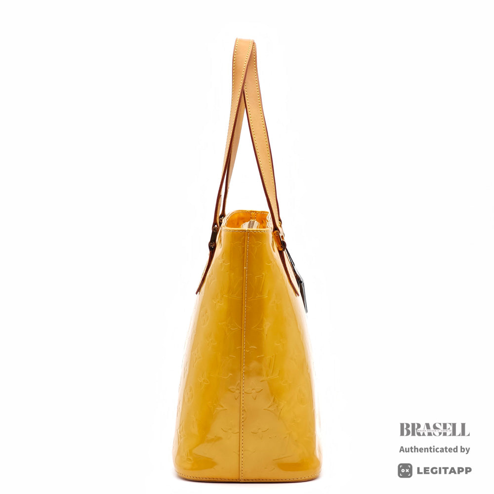 LOUIS VUITTON Houston Monogram Vernis Patent Leather Tote Bag 【ImportFeeFREE】