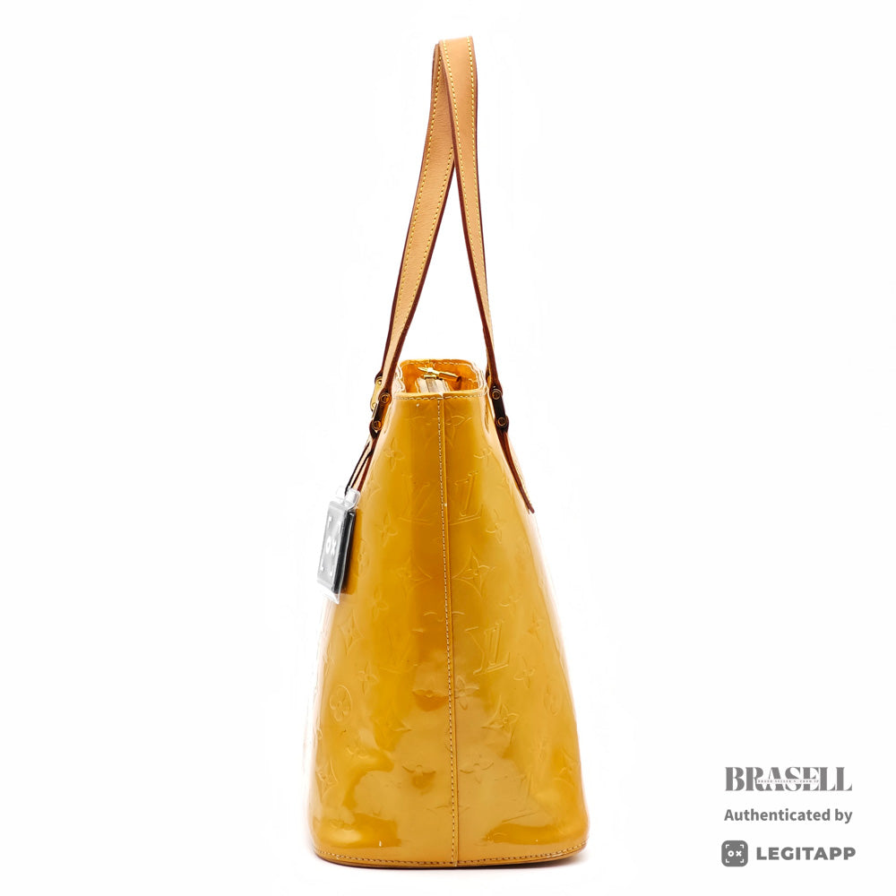 LOUIS VUITTON Houston Monogram Vernis Patent Leather Tote Bag 【ImportFeeFREE】