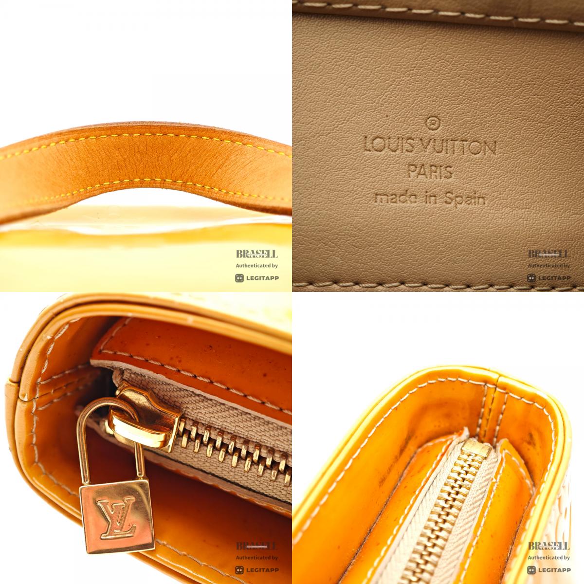 LOUIS VUITTON Houston Monogram Vernis Patent Leather Tote Bag 【ImportFeeFREE】