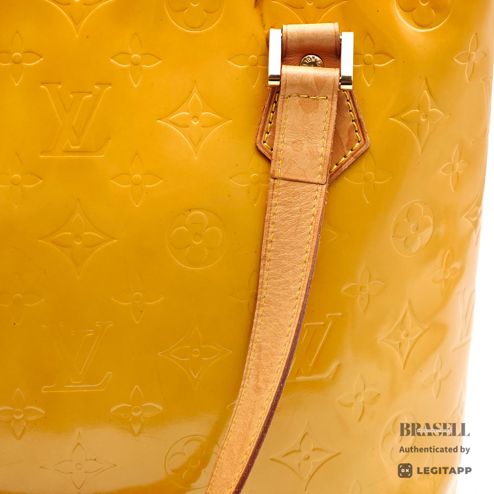 LOUIS VUITTON Houston Monogram Vernis Patent Leather Tote Bag 【ImportFeeFREE】