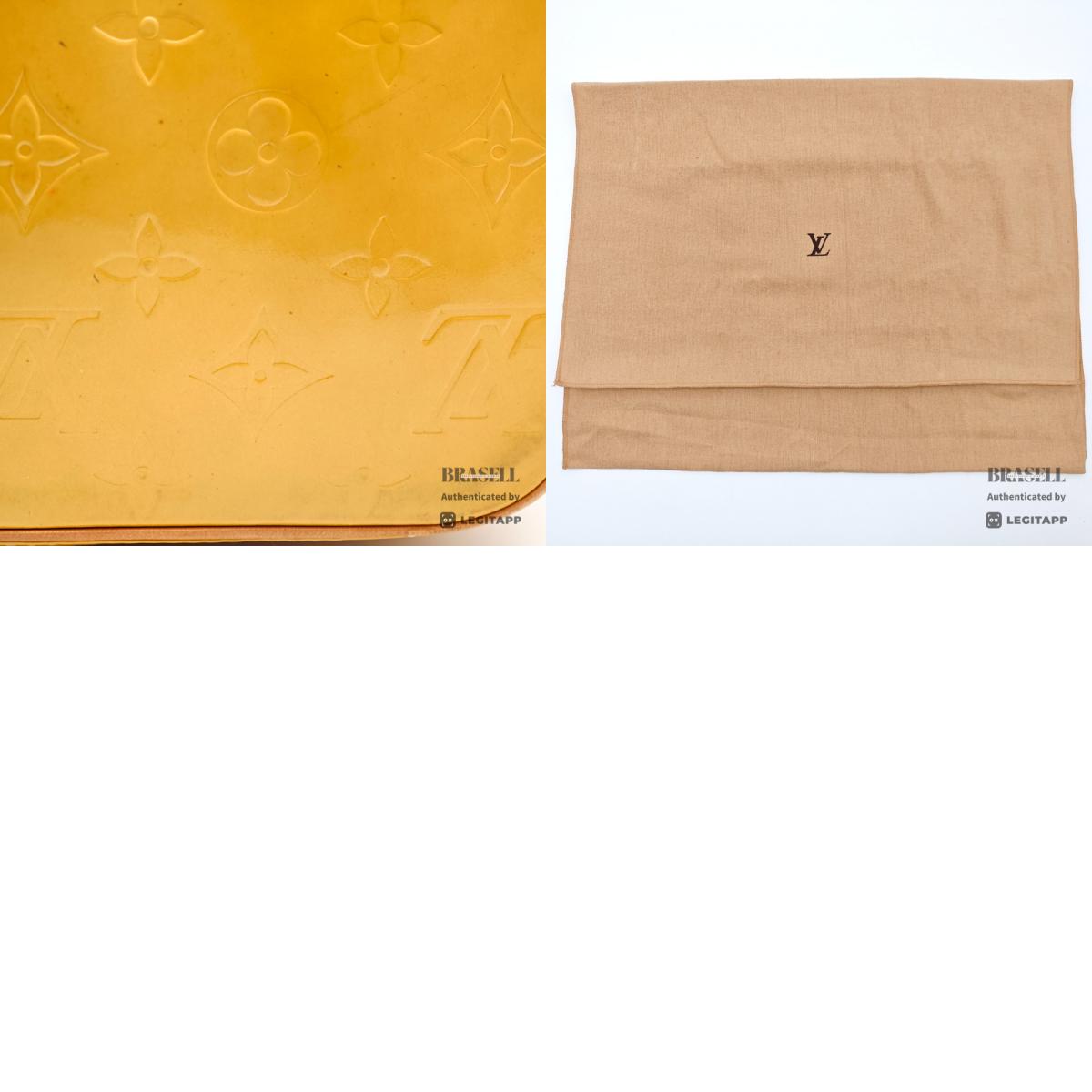 LOUIS VUITTON Houston Monogram Vernis Patent Leather Tote Bag 【ImportFeeFREE】
