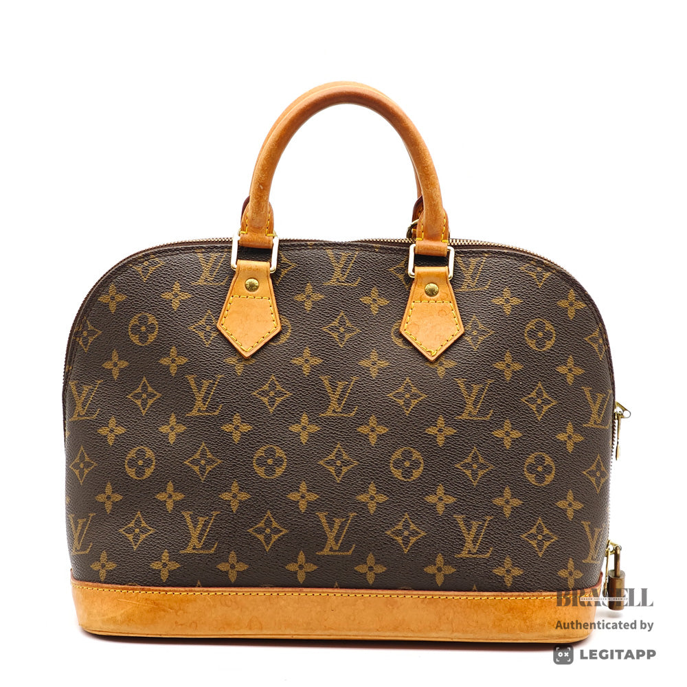LOUIS VUITTON Alma PM Monogram Canvas Brown Hand Bag 【ImportFeeFREE】
