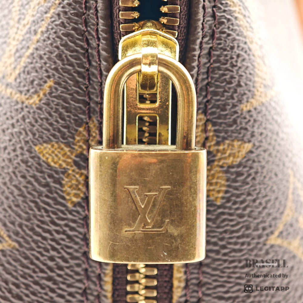 LOUIS VUITTON Alma PM Monogram Canvas Brown Hand Bag 【ImportFeeFREE】