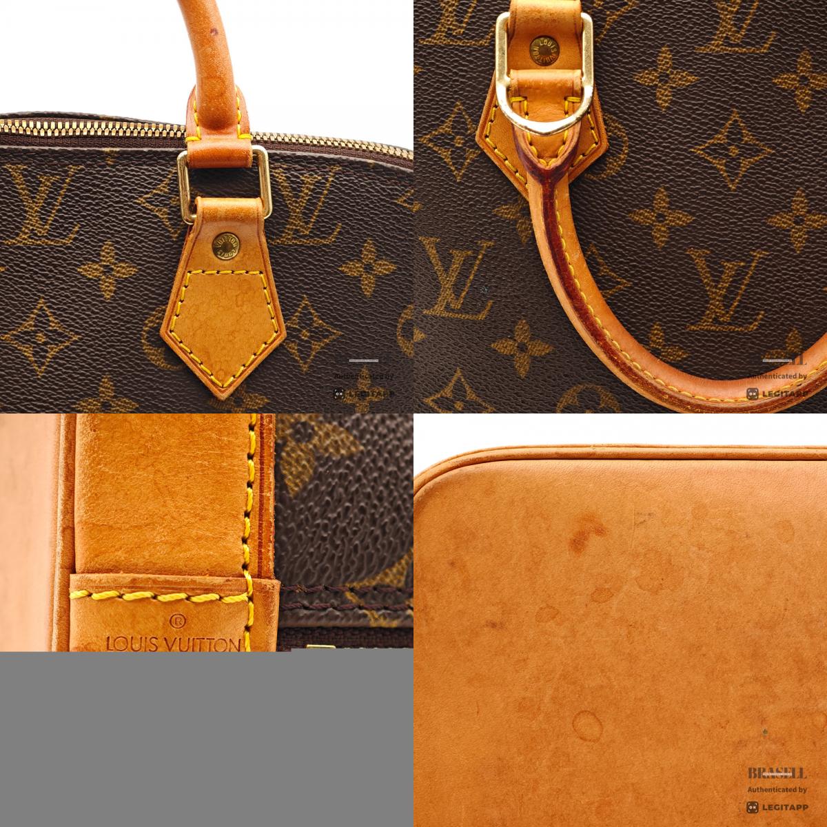 LOUIS VUITTON Alma PM Monogram Canvas Brown Hand Bag 【ImportFeeFREE】
