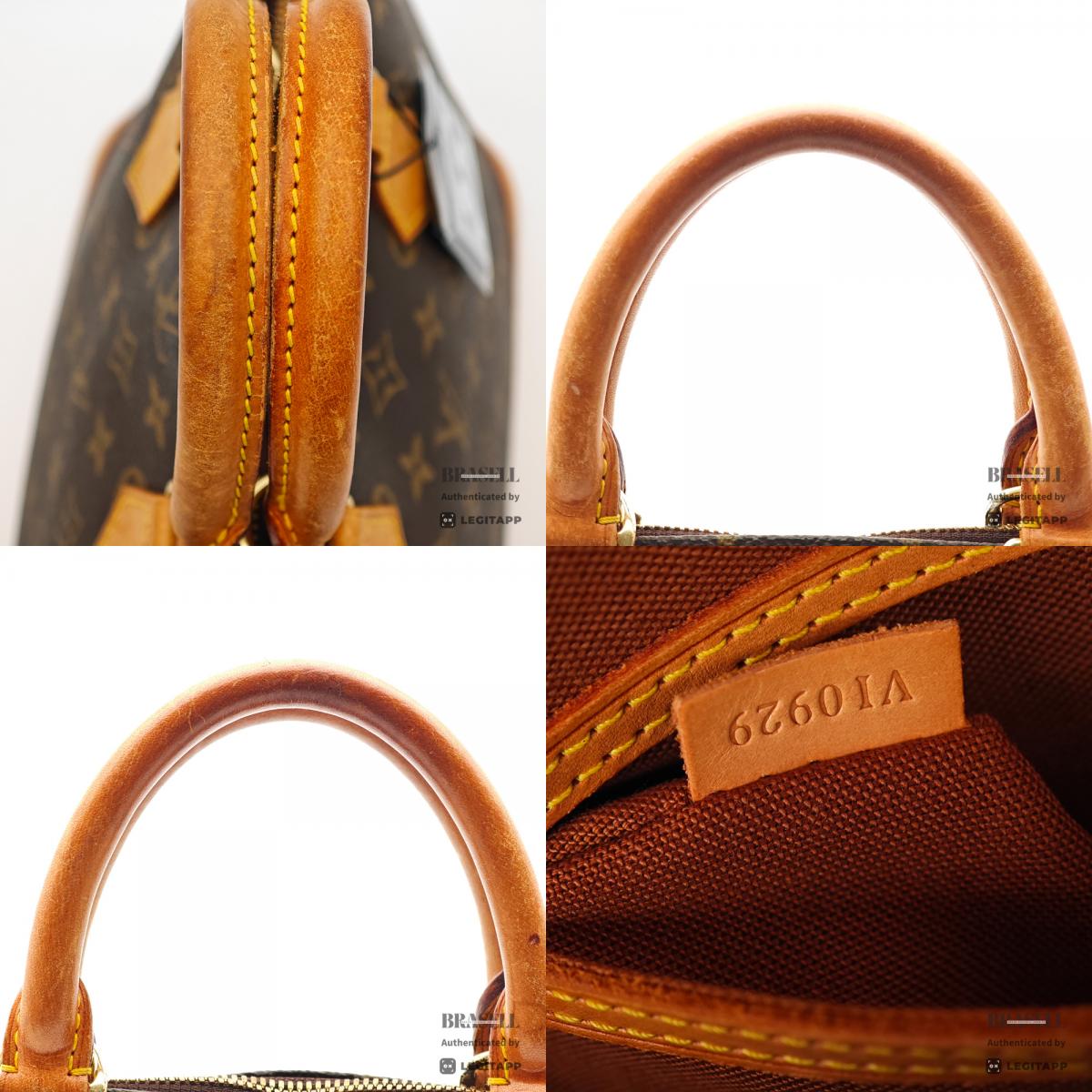 LOUIS VUITTON Alma PM Monogram Canvas Brown Hand Bag 【ImportFeeFREE】