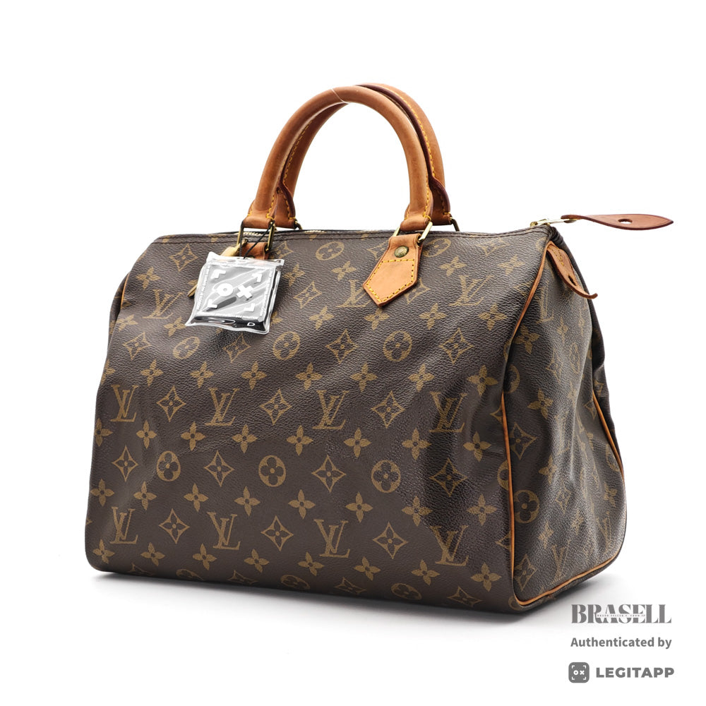 LOUIS VUITTON Speedy 30 Monogram Canvas Brown Hand Bag 【ImportFeeFREE】