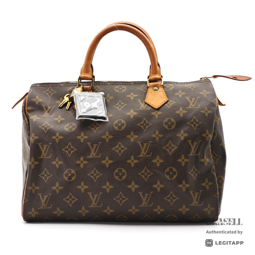 LOUIS VUITTON Speedy 30 Monogram Canvas Brown Hand Bag 【ImportFeeFREE】