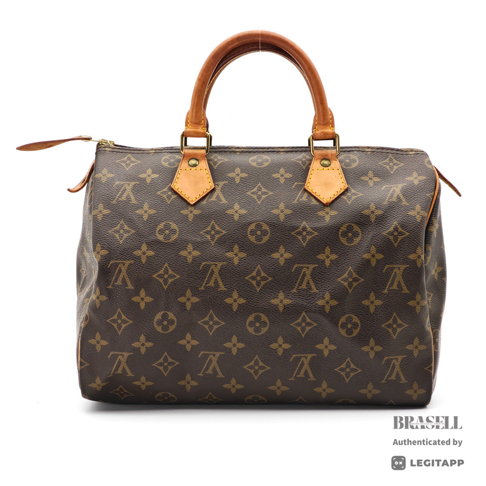 LOUIS VUITTON Speedy 30 Monogram Canvas Brown Hand Bag 【ImportFeeFREE】